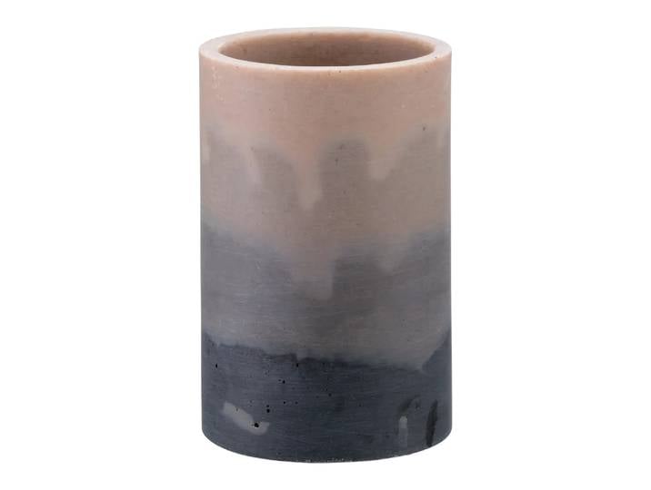 Zahnputzbecher Dominik, Edy&liv, beige/grau, Kunststoff