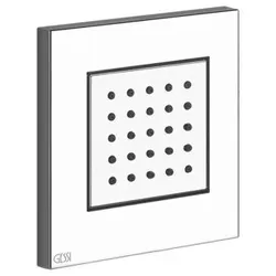 Gessi Rettangolo Fertigmontageset für Unterputzmodell Seitenbrause QUADRO, 32984031, Farbe: Chrom