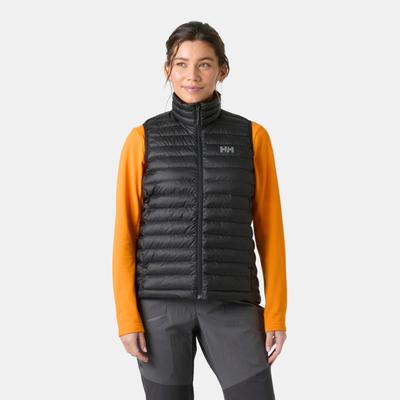 Steppweste HELLY HANSEN "W SIRDAL INSULATOR VEST", Damen, Gr. M, schwarz, Obermaterial: 100% Polyester, normal, Westen Steppweste, mit Ecoloft-Isolierung, aus Ripstop-Material