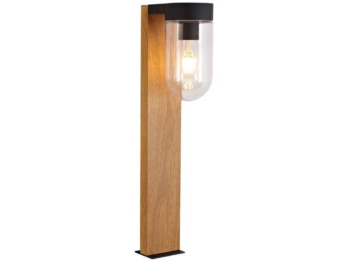 BRILLIANT Lampadaire d'extérieur 55cm Cabar brun IP44 E27 40 Watt dimmable g. f. Lampe normale