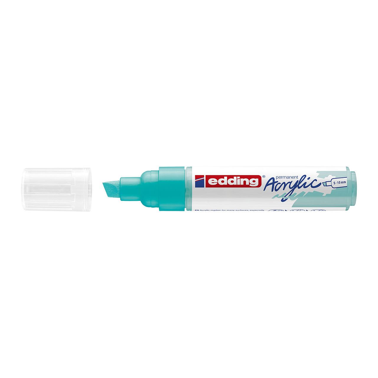 edding 5000 Acrylstift breit türkis 5,0 -10,0 mm, 1 St.