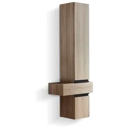 Puris Hochschrank c!puro Holzoptik Braun Eiche