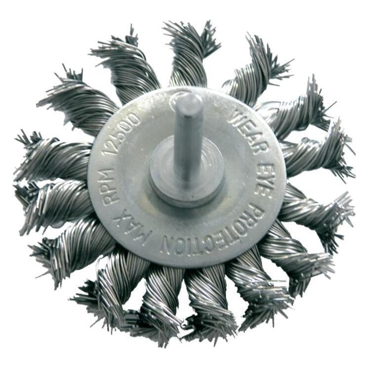 Proline Pro-Line Scheibenbürste 75 mm aus gedrehtem Draht mit Griff - 32447 (32447)