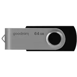 Goodram UTS2 USB-Stick 64 GB USB Typ-A 2.0 Schwarz, Silber