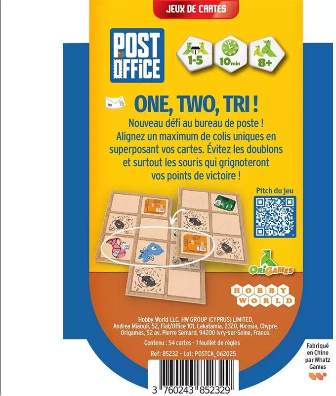 Origames Post Office - Le Jeu de Cartes