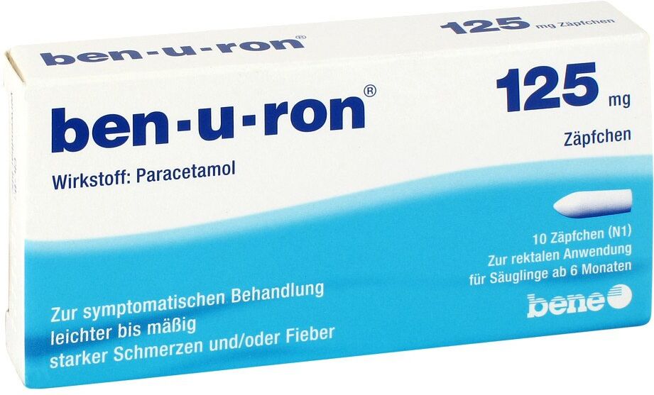 Ben-u-ron 125 mg Zäpfchen 10stk