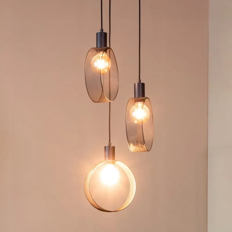Label51 Hanglamp Ronda Zwart Metaal 3-Lichts