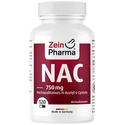 Nac 750 mg Hochqualitatives N-Acetyl-L-Cystein 120 ST