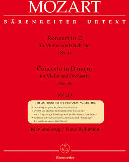 Bärenreiter Mozart Violinkonzert Nr. 4