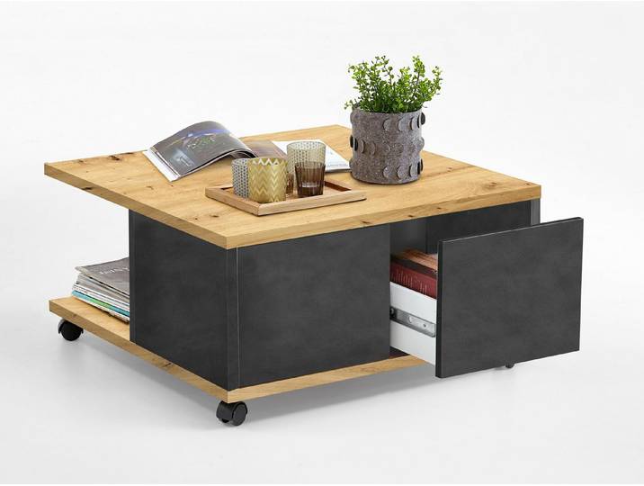 FMD Möbel Couchtisch 70 x 36 x 70 cm (B/H/T)