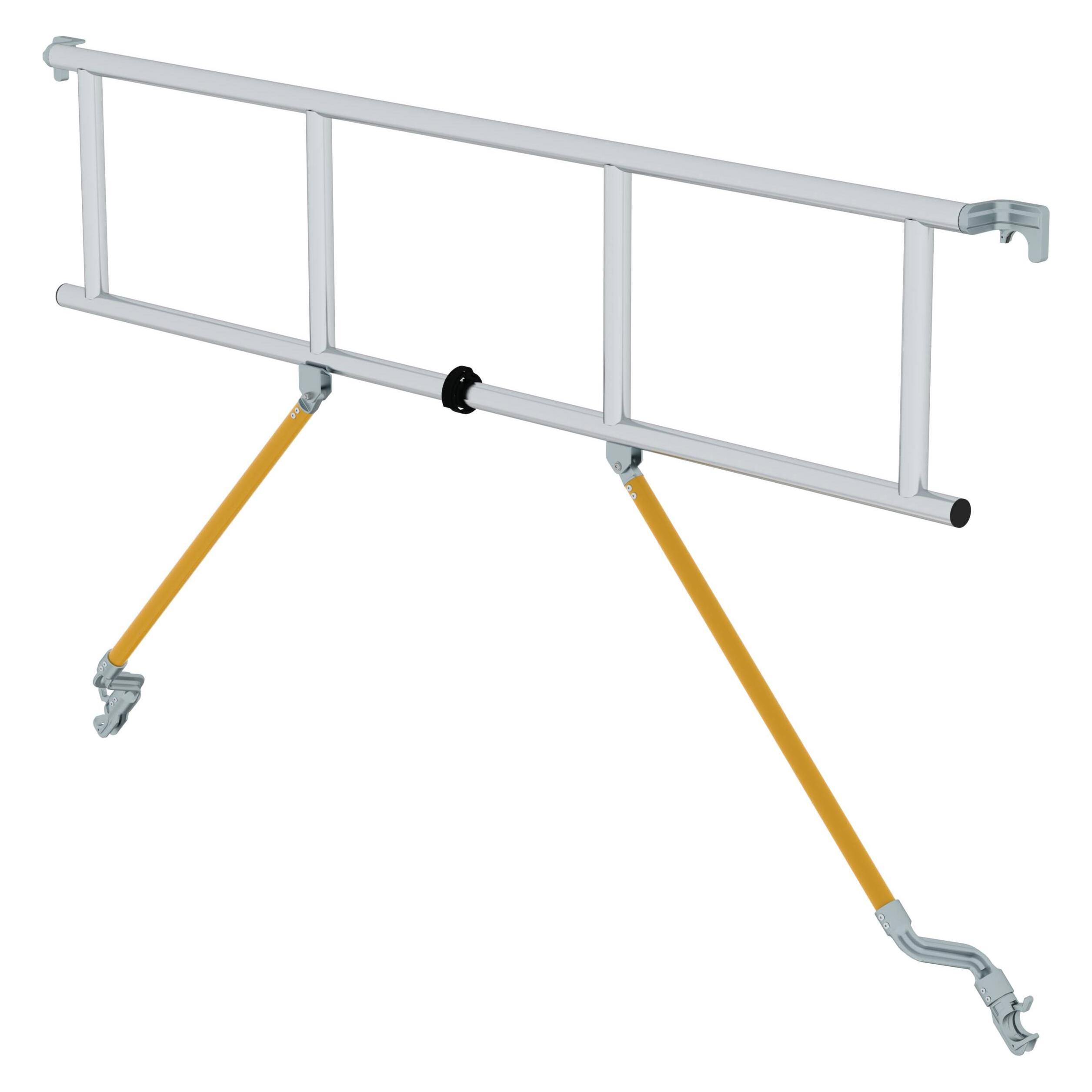 Günzburger Sicherheits-Geländer Rollgerüst Gerüstlänge 2,45 m (Gerüst, 261 cm) (027993)