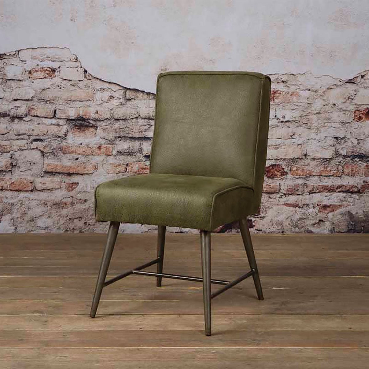 SIDD Belmonte sidechair met Cherokee stof in groen