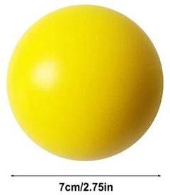 Uplifted Finds Elastic Finger Grip Strength Trainer And Stress Relief Squeeze Ball yellow
