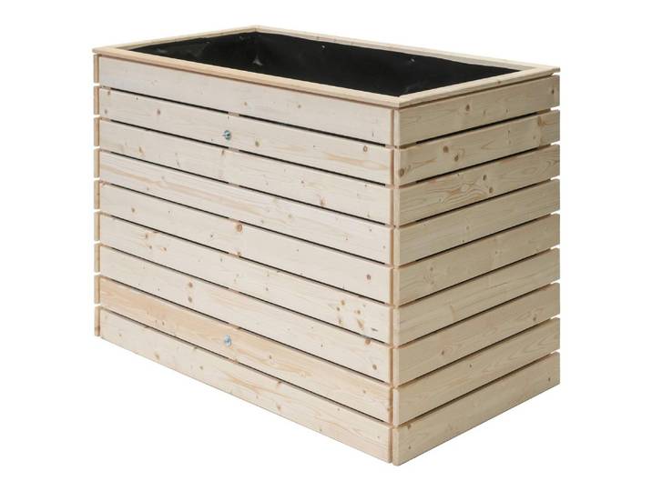 Hochbeet Echtholz Fichte 70x90x130 cm Fichtefarben