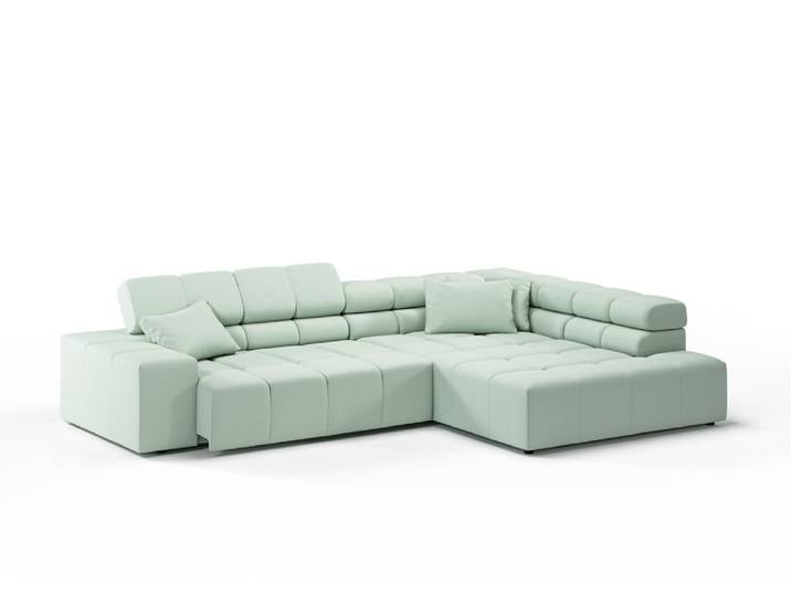 Candy Oregon Matrix Ecksofa motorische Sitztiefenverstellung