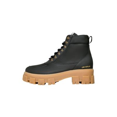Schnürboots N91 "Style Choice HI Businessschuh", Damen, Gr. 36, schwarz, Leder, Schuhe Schnürboots, Damen Schnürboots Leder handgefertigt, Hikingboots