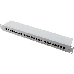 VALUE 26990365 - 19"-Patchpanel, Cat.6a, 24-Port, geschirmt, grau