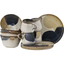 Jules Frühstücksset blau, 12-teilig
