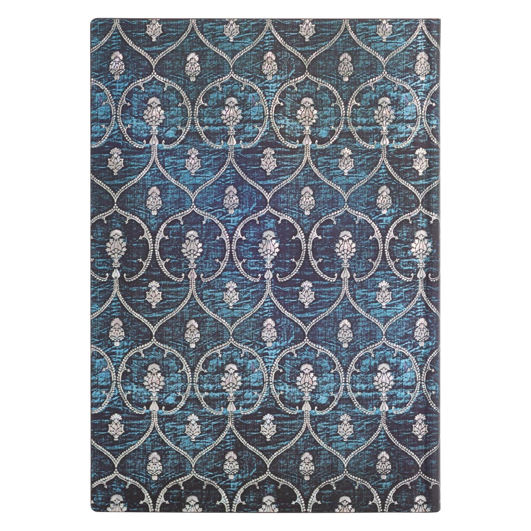 Paperblanks Notizbuch Flex Samtblau Midi liniert (MIDI, Liniert, Weicher Einband) (9781439780961)