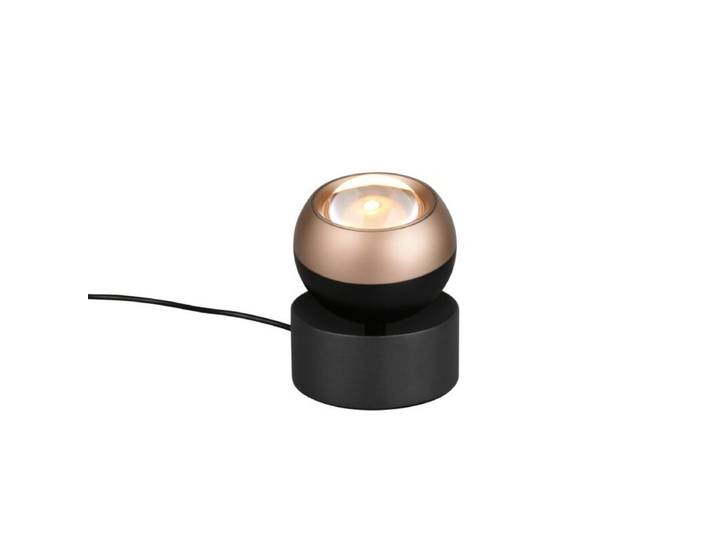 Trio Tischleuchte Orbit, LED, kippbar, stufenlos dimmbar - Coffe