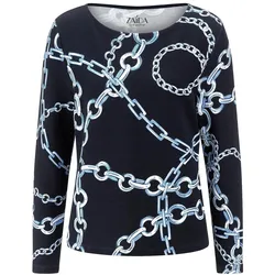 Shirt U-Boot-Ausschnitt Efixelle blau, 36