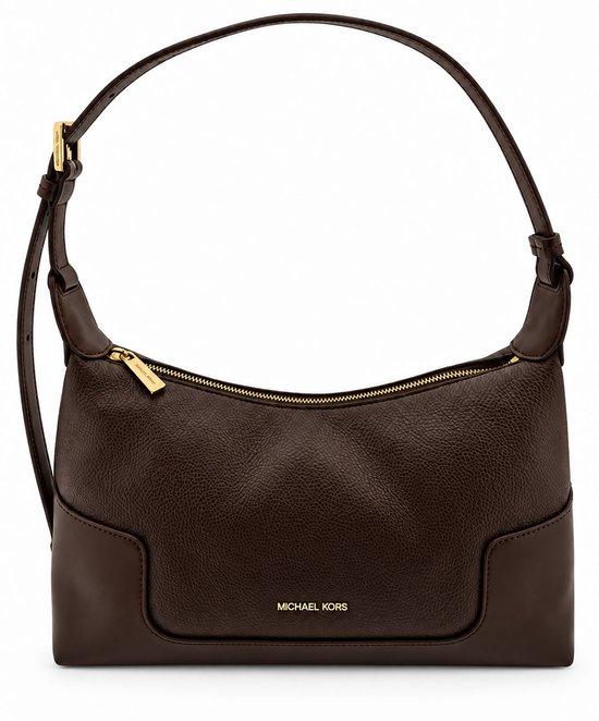 Michael Kors Handtasche aus Leder, Braun, Goldfarbene Hardware