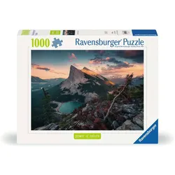 Ravensburger Puzzle 12000033 - Abends in den Rocky Mountains - 1000 Teile