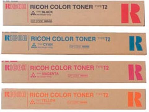 Ricoh T2 pack 4 toners (B/C/M/Y)