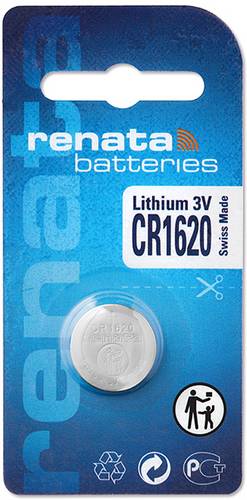 Renata Knopfzelle CR1620 3V 1 St. 68 mAh Lithium