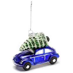 Volkswagen Käfer Weihnachtsbaumanhänger Dunkelblau 3B2087790287