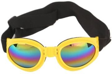 Uplift Picks Foldable Pet Sunglasses Outdoor Sun Protection Glasses For Dogs And Cats yellow