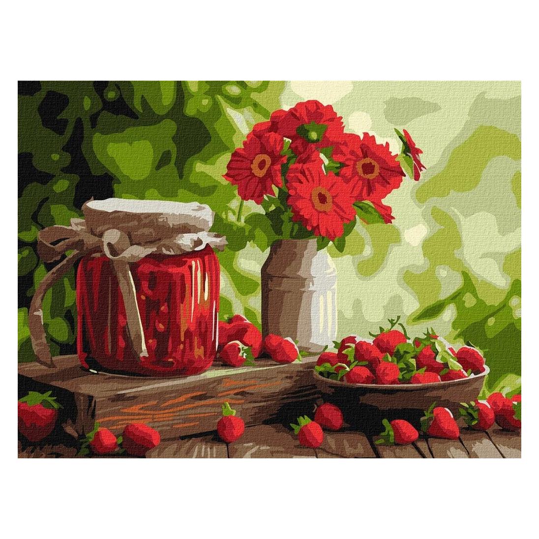 Ideyka Malen nach Zahlen - Erdbeermarmelade (57317916)
