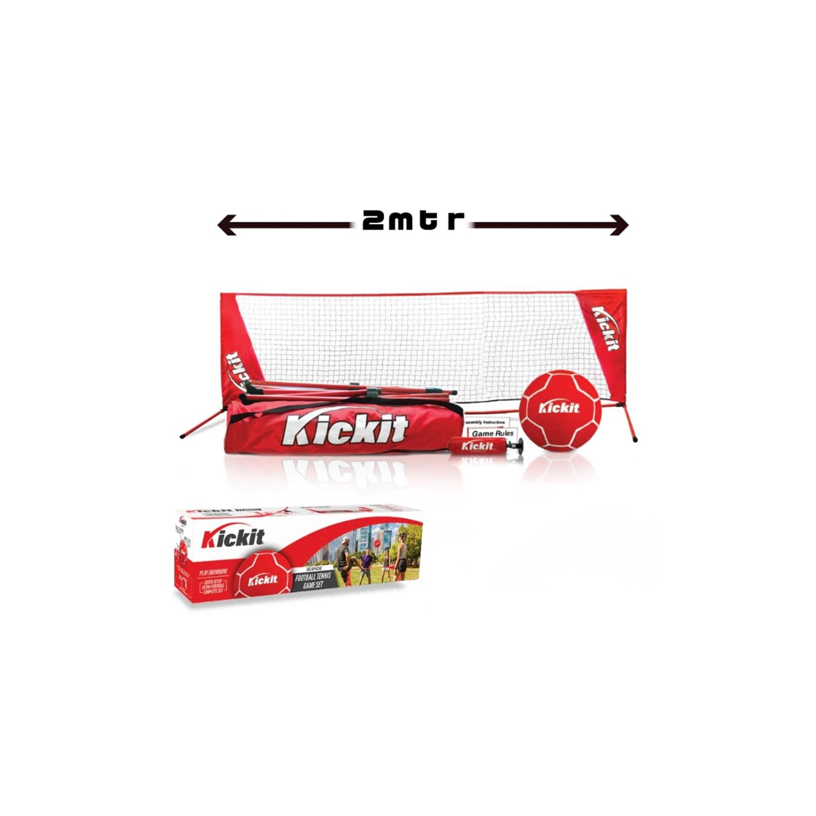 Kickit Fußball Tennis Game Set Netzbreite 2 m inkl. Pumpe u. Tasche