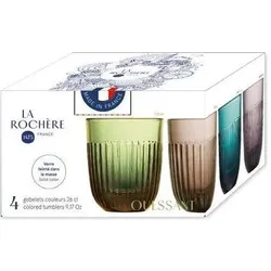 La Rochère Trinkgläser, Trinkgläser, Blau, Grün, Braun, Violett