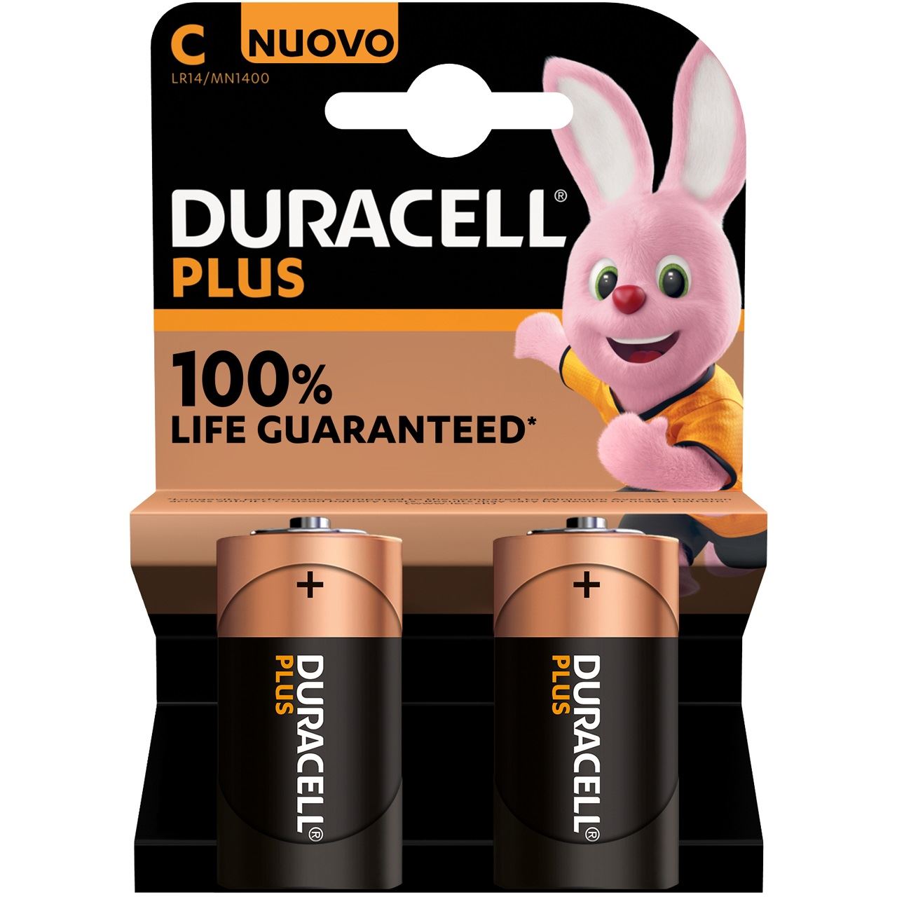 Duracell Batterie Plus New -C (MN1400/LR14) Baby 2St.