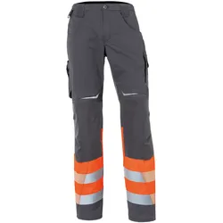 KÜBLER REFLECTIQ Hose Klasse 1 warnorange/anthrazit 24K - 2208 8340-3797-24K - warnorange/anthrazit