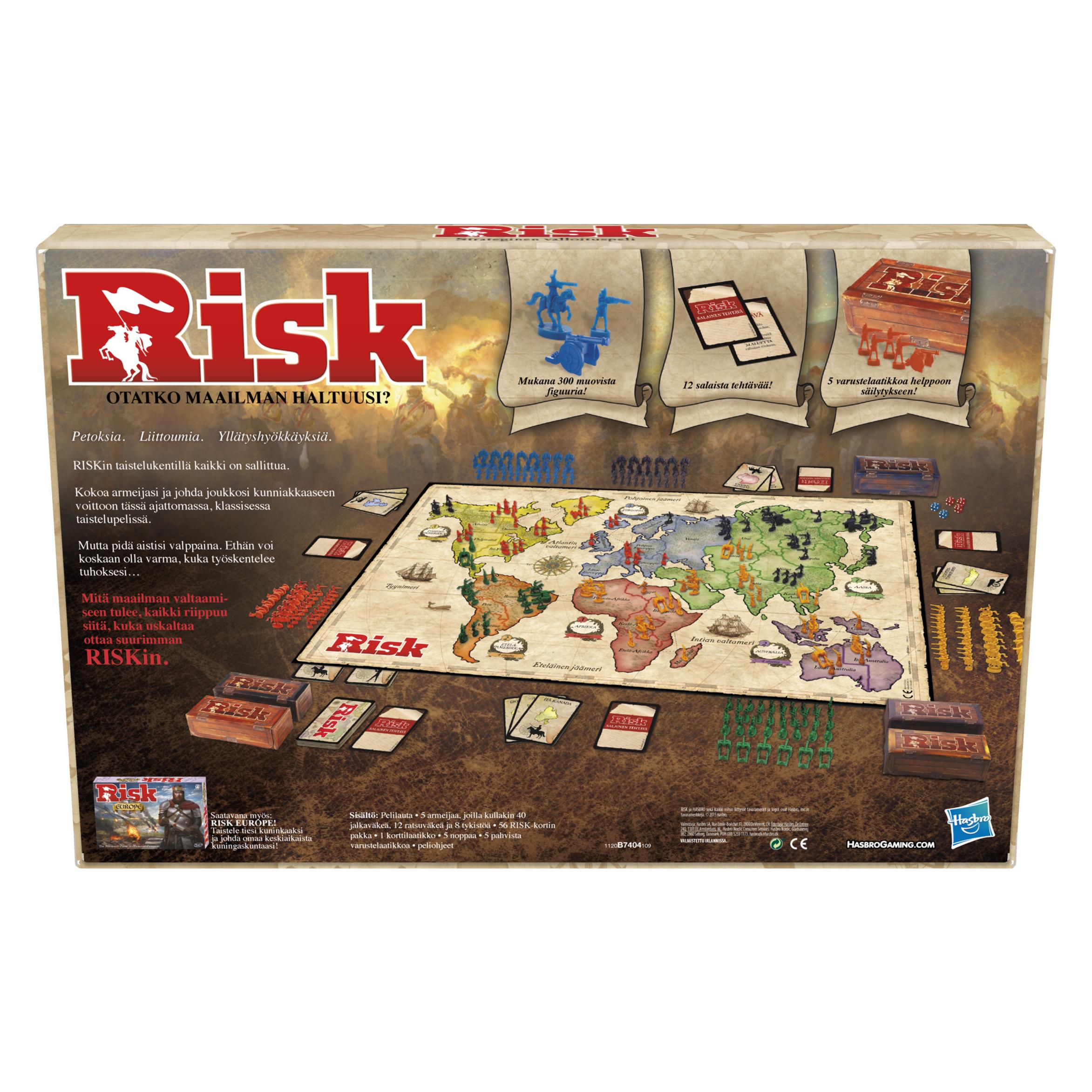 Hasbro Gaming Risk Board game War (Finnisch, 2 - 5 Spieler) (B7404FIN)