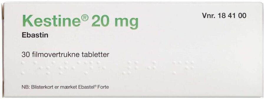 2care4 Kestine 20 mg 30 stk Filmovertrukne tabletter