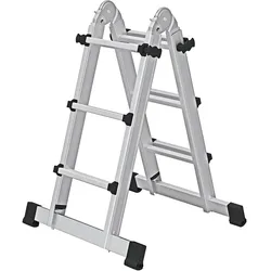 Munk Teleskopleiter 4-teilig mit Traverse - 032121