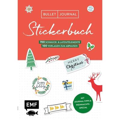 Bullet Journal – Stickerbuch Merry Christmas: 700 weihnachtliche Schmuckelemente