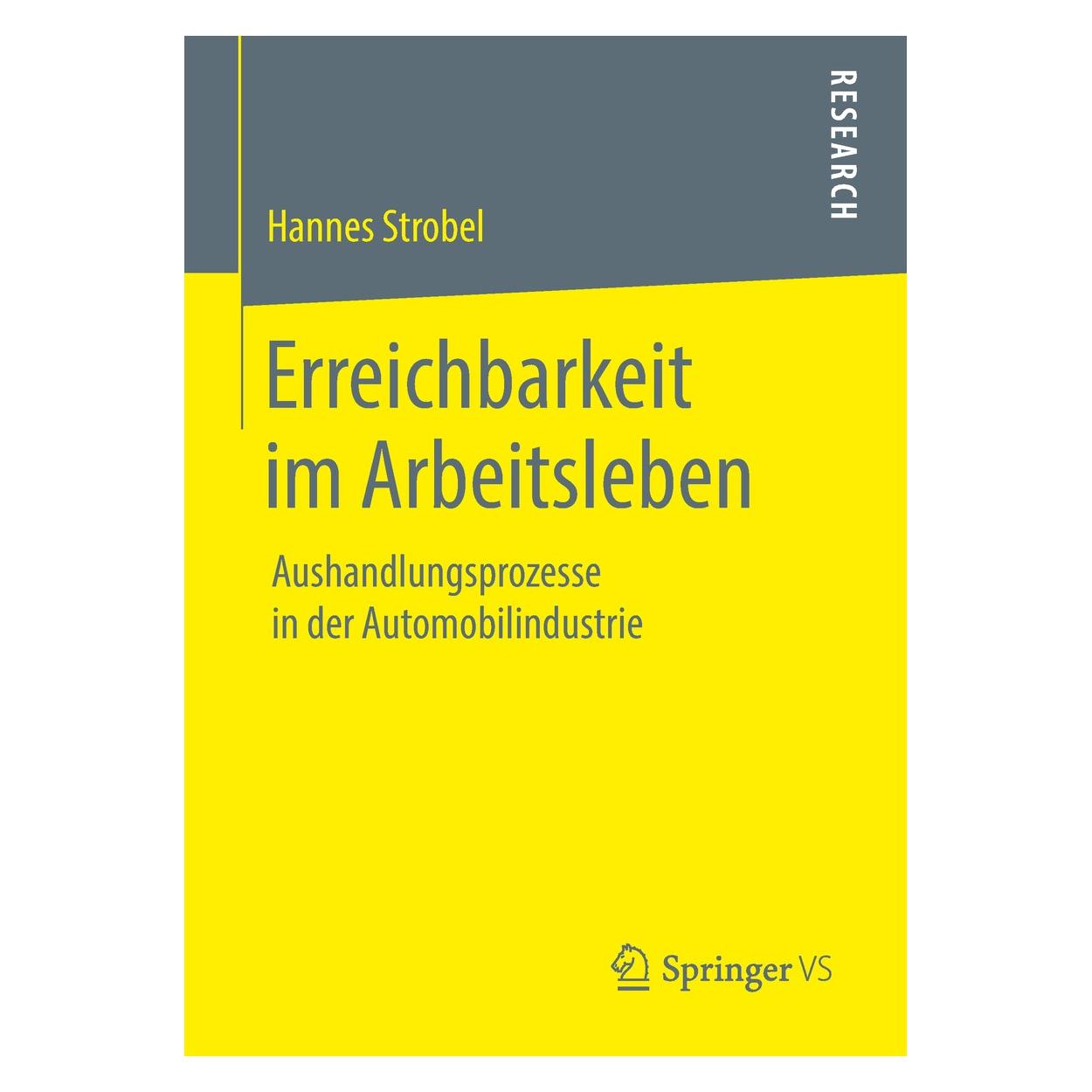 Springer Erreichbarkeit im Arbeitsleben (Deutsch, Hannes Strobel, 2018) (9783658239787)