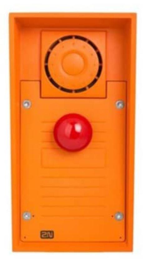 2N Helios IP Safety - IP-Notrufsprechstelle mit rotem Knopf und 10W Lautsprecher