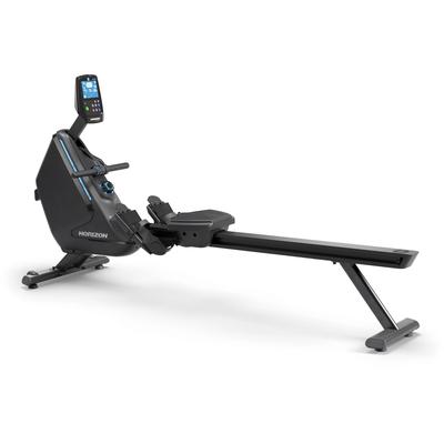 Rudergerät HORIZON FITNESS "Oxford 6", schwarz, RudergeräteB:62cm H:110cm L:211cm, Rudermaschine, Wirbelstrom-/Induktionsbremse, klappbar, B:62cm H:110cm L:211cm