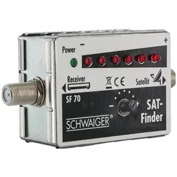 Schwaiger SAT Finder, SAT Zubehör, Silber