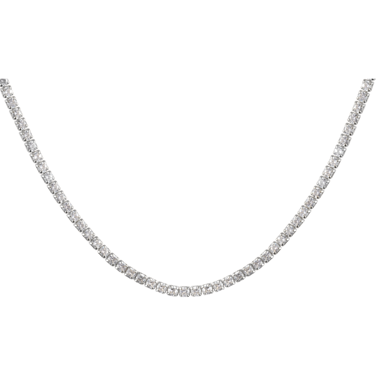 Jacques Lemans Tennis Kette Sterlingsilber mit Zirkonia