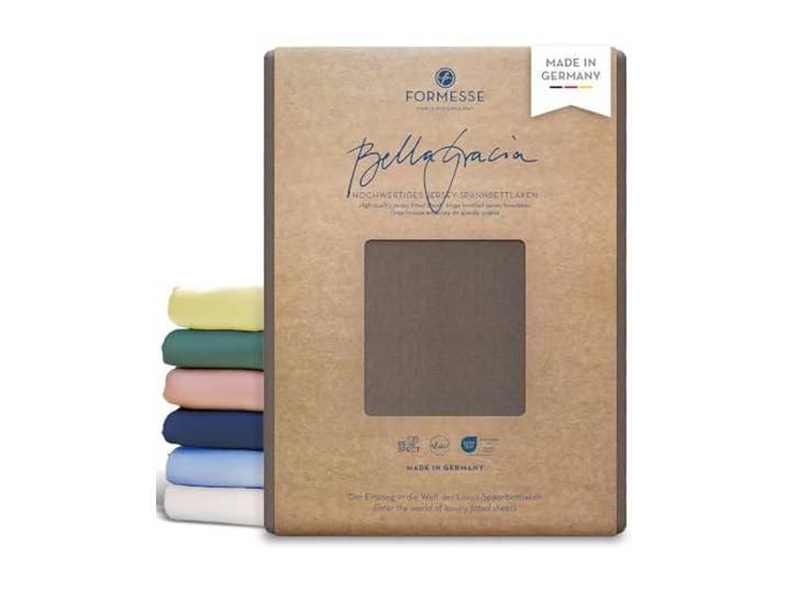 Bella Gracia Alto hochwertiges Jersey-Spannbettlaken Boxspring: glatt,weich