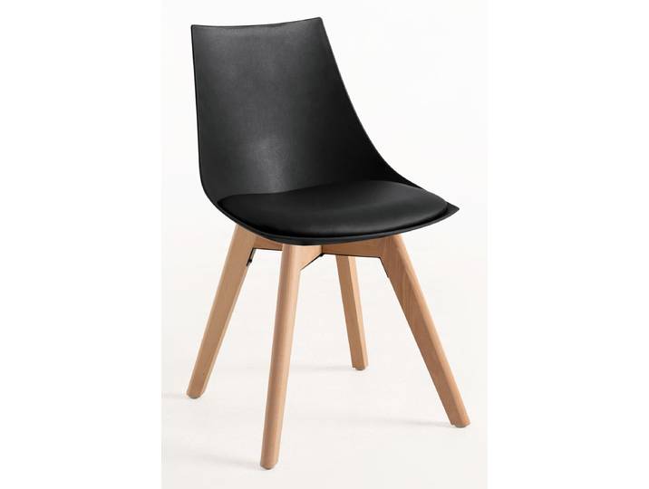 4er Set Blok Stühle - Schwarz