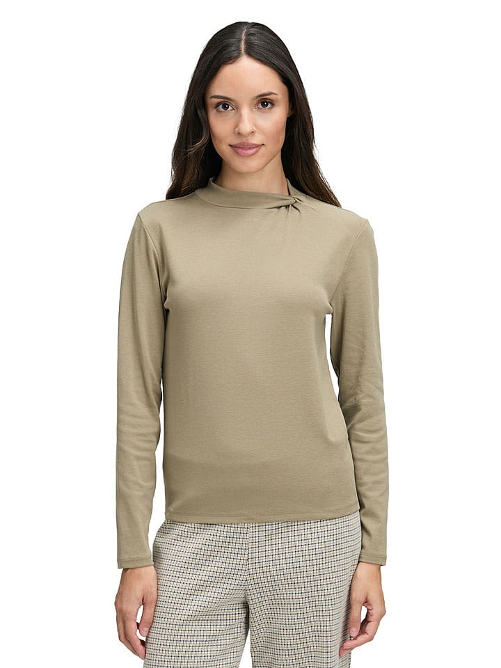 CARTOON Longsleeve in Oliv - 46