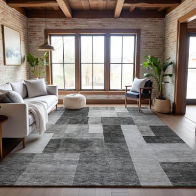 Addison Rugs Premium Washable Super Soft Causal Blocky Mayfield Rug