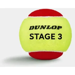 Tennibälle - Dunlop STAGE 3 RED 12BOX